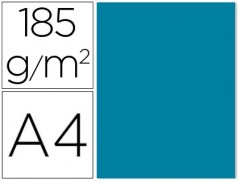 CARTOLINA GUARRO DIN A4 AZUL CARIBE 185 GR EMBALAGEM DE 50 F