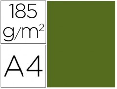 CARTOLINA GUARRO DIN A4 VERDE SAFARI 185 GR EMBALAGEM DE 50