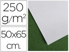 25un PAPEL SECANTE CANSON 50X65 CM LISO BRANCO 250 GR