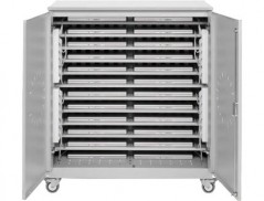 ARMARIO METALICO IORDER COM RODAS PARA ARMAZENAMENTO E CARGA