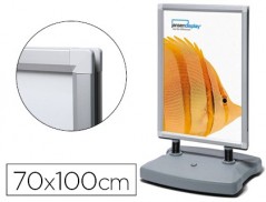 CAVALETE JANSEN PARA EXTERIOR DUPLA FACE MOLDURA EM ALUMINIO