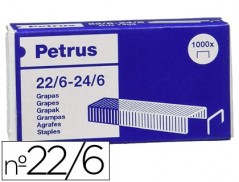 AGRAFES PETRUS Nº 22/6 GALVANIZADA CAIXA DE 1000 UNIDADES