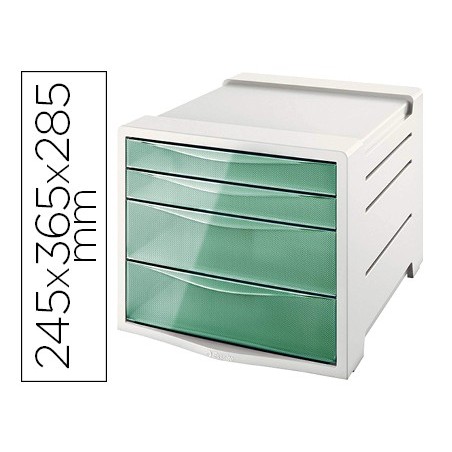 FICHERO CAJONES DE SOBREMESA ESSELTE COLOUR ICE PLASTICO 4 C