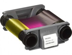 FITA PARA IMPRESSORA DE CARTOES BADGY DE COR PARA 100 IMPRES