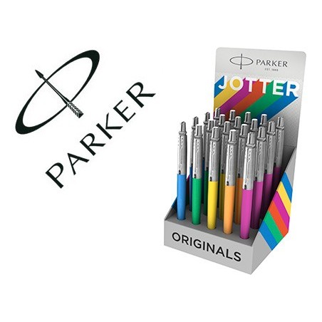 ESFEROGRAFICA PARKER JOTTER PLASTIC ORIGINAL EXPOSITOR DE 20
