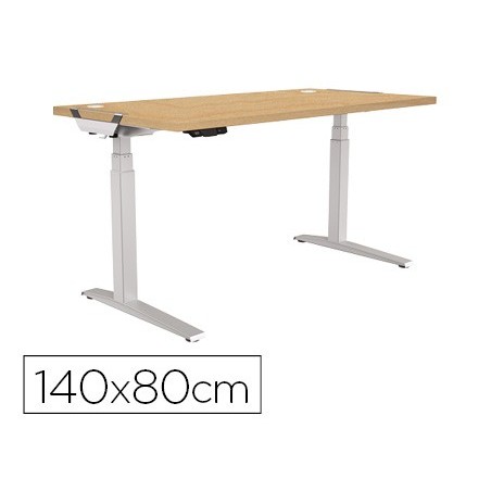 MESA DE ESCRITORIO LEVADO BASE METAL ACO PINTADO SISTEMA ELE