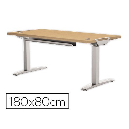 MESA DE ESCRITORIO LEVADO BASE METAL ACO PINTADO SISTEMA ELE