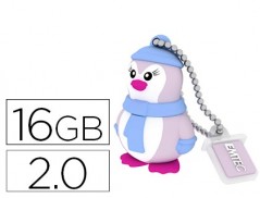 PEN DRIVE USB EMTEC FLASH 16 GB 2.0 PINGUIM