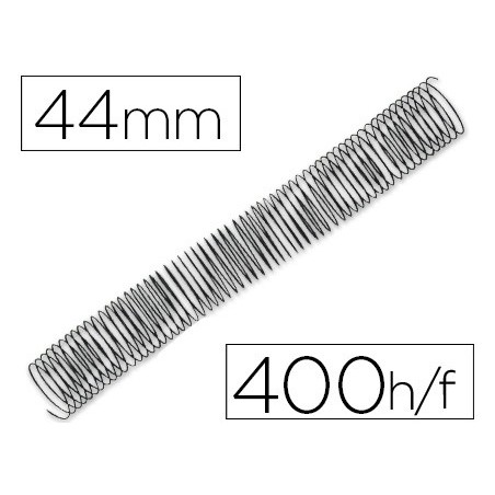 ESPIRAL METALICO Q-CONNECT 64 5:1 44MM 1,2MM CAIXA DE 25 UNI