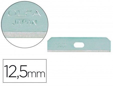 REPUESTO CUTER OLFA ANCHO 12,5 MM BLISTER DE 10 UNIDADES PAR