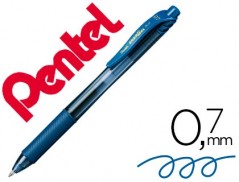 12un ROLLER PENTEL ENERGEL BL107 0,7 MM AZUL MARINHO