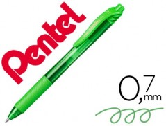12un ROLLER PENTEL ENERGEL BL107 0,7MM VERDE LIMA
