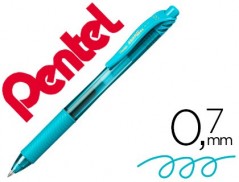 12un ROLLER PENTEL ENERGEL BL107 0,7MM TURQUESA