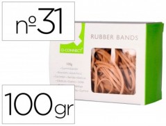 ELASTICOS Q-CONNECT 100 GR 60X3 MM NUMERO 6