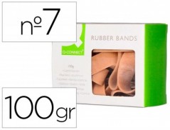 ELASTICOS Q-CONNECT 100 GR 70X5 MM NUMERO 7