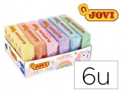 PLASTICINA JOVI 70 SORTIDA TAMANHO PEQUENO CORES PASTEL SORT
