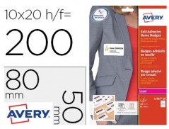 ETIQUETA ADESIVA AVERY IDENTIFICATIVA ACETATO DE SEDA TAMANH