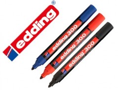 MARCADOR EDDING MARCADOR PERMANENTE 300 PONTA REDONDA 1,5-3