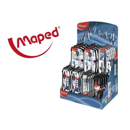 COMPASSO MAPED EXPOSITOR DE 40 UNIDADES SORTIDAS