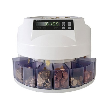 CONTADOR E CLASSIFICADOR DE MOEDAS SAFESCAN 1250EUR VELOCIDA