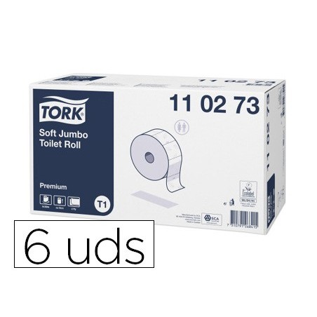 PAPEL HIGIENICO TORK JUMBO SUAVE 2 FOLHAS 360 MT PARA DISPEN