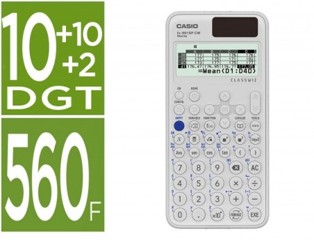 CALCULADORA CASIO FX-991SPX II CLASSWIZZ CIENTIFICA 576 FUNC