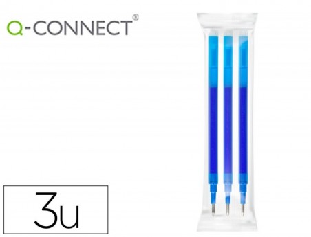 RECARGA ESFEROGRAFICA Q-CONNECT RETRATIL KF11058 APAGAVEL AZ