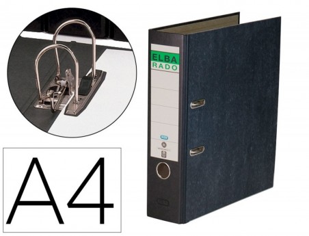 PASTA DE ARQUIVO DE ALAVANCA ELBA CARTAO FORRADO MARMOREADO