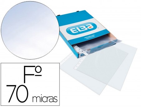 BOLSA CATALOGO ELBA STANDARD FOLIO 70 MICRONS CRISTAL CAIXA