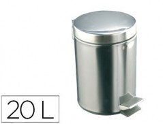 CESTO DE PAPEIS DAHI COM PEDAL ACO INOXIDAVEL 20 LITROS 29,5