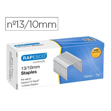 AGRAFES RAPESCO GALVANIZADOS 13/10 CAIXA DE 5000 UNIDADES