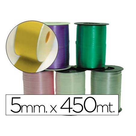 FITA FANTASIA EM BOBINE DOURADA 450MTX5MM