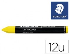 MINAS STAEDTLER PARA MARCAR AMARELO LUMOCOLOR PERMANENTE OMN