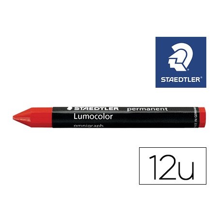 MINAS STAEDTLER PARA MARCAR VERMELHO LUMOCOLOR PERMANENTE OM