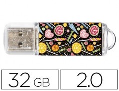 PEN DRIVE TECHONETECH FLASH DRIVE 32 GB 2.0 CANDY POP