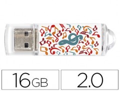 PEN DRIVE TECHONETECH FLASH DRIVE 16 GB 2.0 MUSIC DREAM