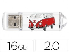 PEN DRIVE TECHONETECH FLASH DRIVE 16 GB 2.0 CAMPER VAN-VAN