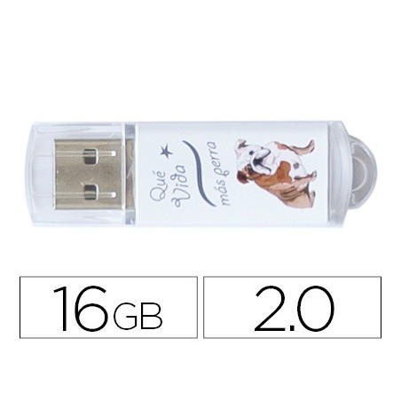 PEN DRIVE TECHONETECH FLASH DRIVE 16 GB 2.0 QUE VIDA MAS PER
