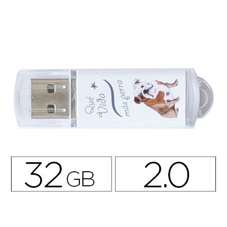 PEN DRIVE TECHONETECH FLASH DRIVE 32 GB 2.0 QUE VIDA MAS PER
