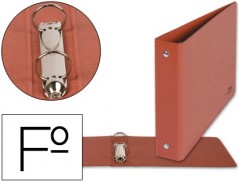 PASTAS ANEIS LIDERPAPEL CARTAO COURO FOLIO AO BAIXO, LOMBADA