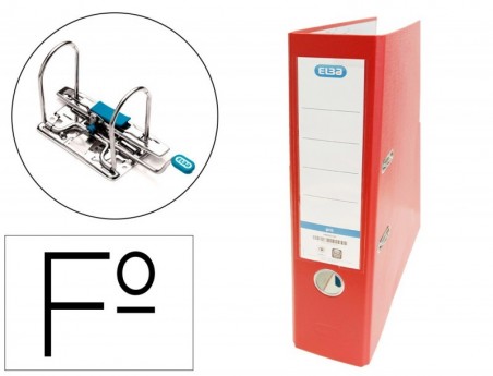 PASTA DE ALAVANCA ELBA CARTAO FORRADO PVC COM RADO TOP FOLIO