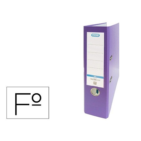 PASTA DE ALAVANCA ELBA CARTAO FORRADO PVC COM RADO TOP FOLIO