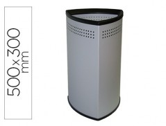 PORTA GUARDA CHUVAS METALICO SIE TRIANGULAR 50X30 CM CINZA A