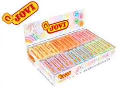 PLASTICINA JOVI 70 50 GR CAIXA 30 CORES PASTEL SORTIDAS