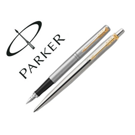 CONJUNTO PARKER DUO JOTTER ACO GT ESFEROGRAFICA + CANETA