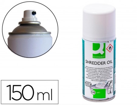 OLEO LUBRIFICANTE Q-CONNECT EM SPRAY PARA DESTRUIDORA DE DOC