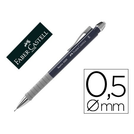 5un LAPISEIRA FABER CASTELL 0.5 MM APOLLO RETRATIL COR AZUL