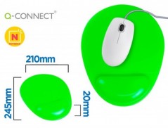 TAPETE PARA RATO Q-CONNECT COM APOIO DE PULSOS DE GEL E PVC