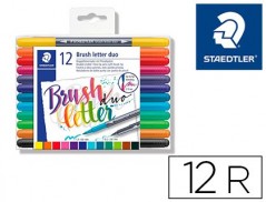 MARCADOR STAEDTLER 3004 DUPLA PONTA PARA HAND LETTERING ESTO