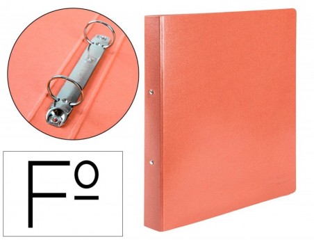 PASTAS ANEIS LIDERPAPEL CARTAO COURO FOLIO AO ALTO, LOMBADA